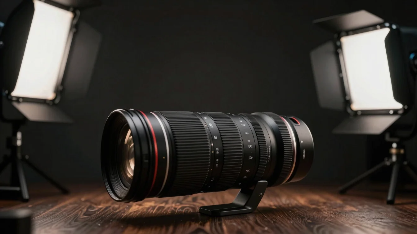 Product video production, cinematic lighting angles, refined grap